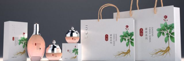 ucui中草藥人參植物國潮風(fēng)化妝品包裝設(shè)計(jì)